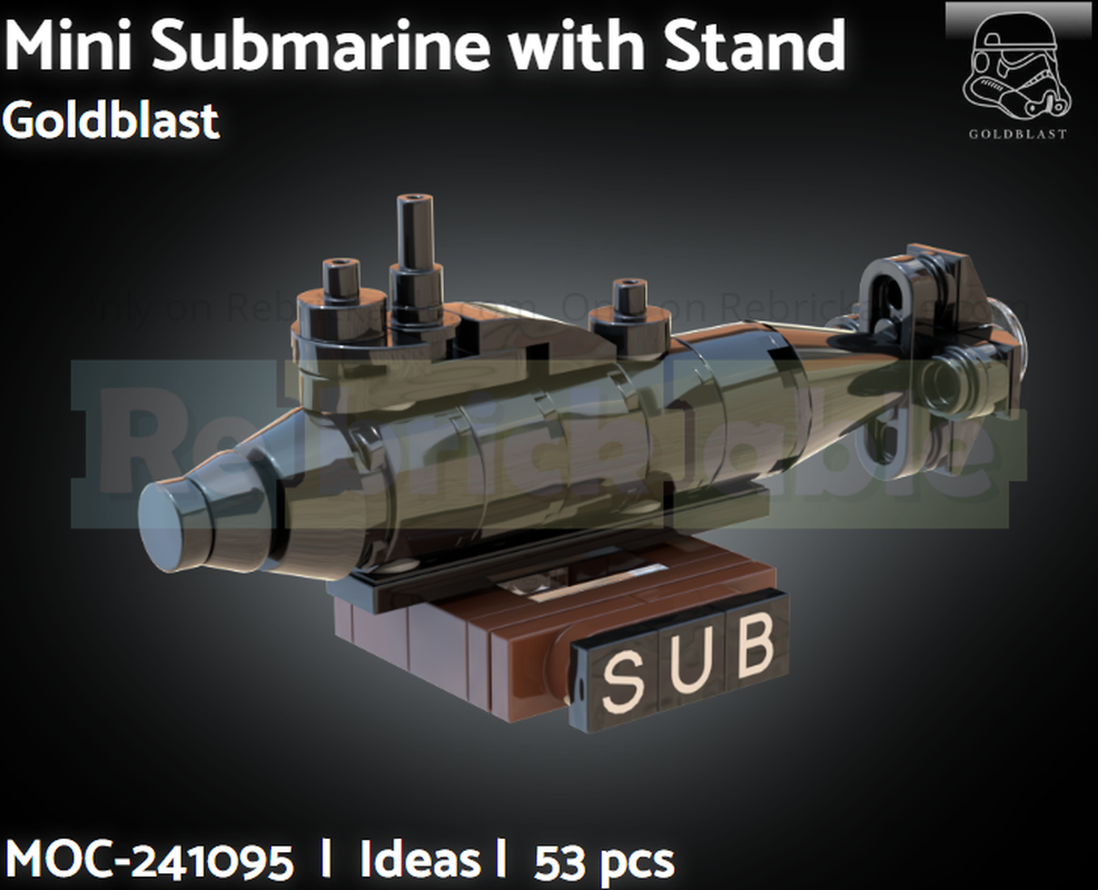 Lego Mini Submarine with Stand