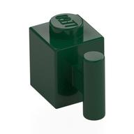 Lego Brick Special 1 x 1 with Handle / Dark Green