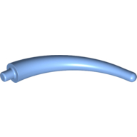 Lego Animal Body Part / Plant, Tail / Claw / Horn / Branch / Tentacle, End Section / Medium Blue