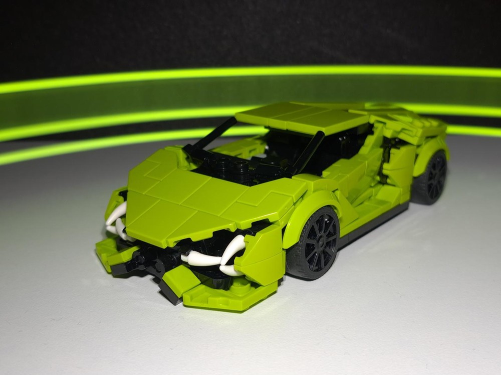 Lego Lamborghini Revuelto - Lime green