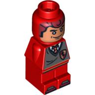 Lego Microfig Hogwarts Gryffindor House Player
