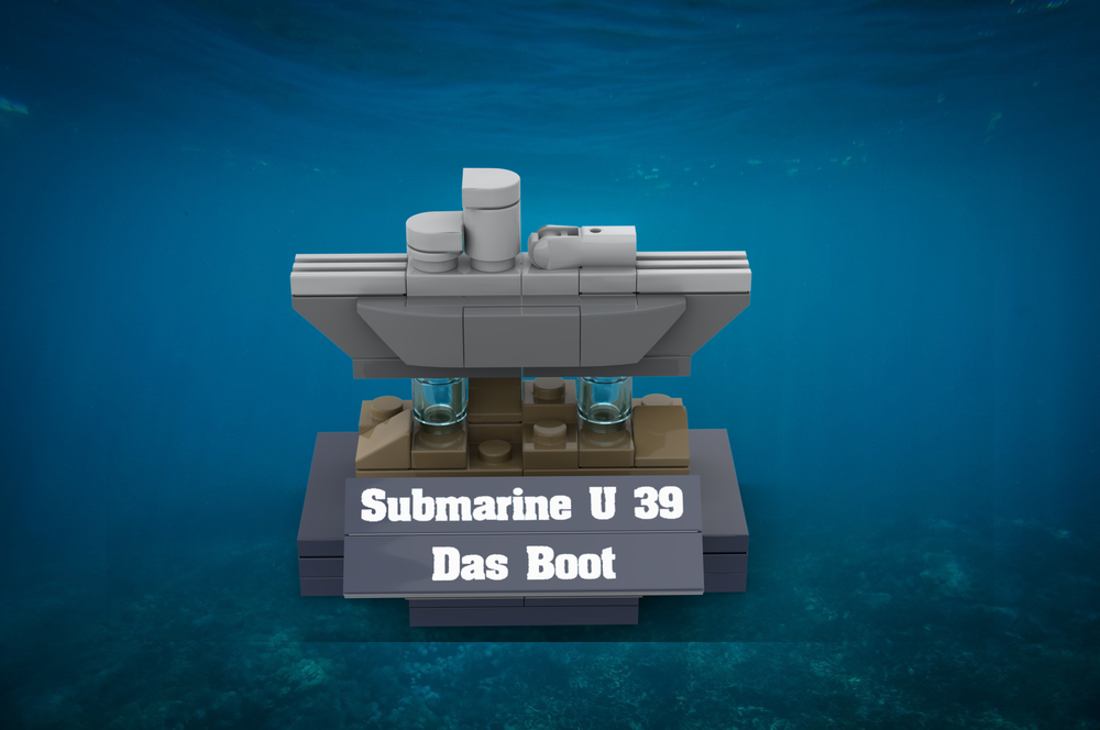 Lego Diorama Submarine U-39 "Das Boot"