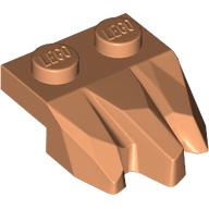 Lego Plate Special 2 x 3 with Rocks / Nougat