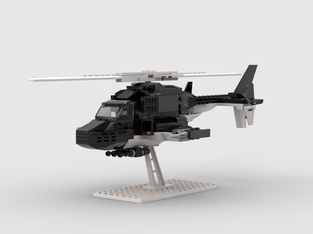 Lego Airwolf - Minifig compatible