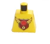 Lego Torso MBA Level 2 Logo Pattern / Yellow