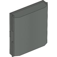 Lego Panel 2 x 8 x 8 / Dark Gray