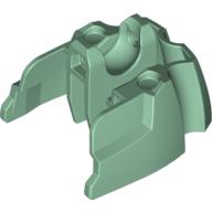 Lego Large Figure Foot, Short with Ball Joint Socket / Sand Green