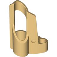 Lego Technic Panel Fairing # 5 Small Short, Large Hole, Side A / Metallic Gold