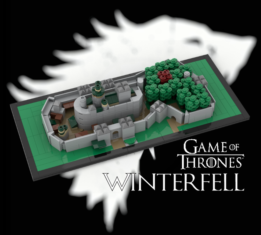 Lego Game Of Thrones - Winterfell Architecture