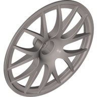 Lego Wheel Cover 7 Spoke with Axle Hole - 56mm D. [Fits 44772]