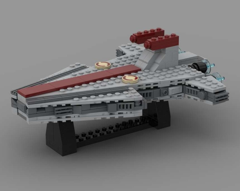 Lego Venator Class Destroyer "Midi" Scale With stand