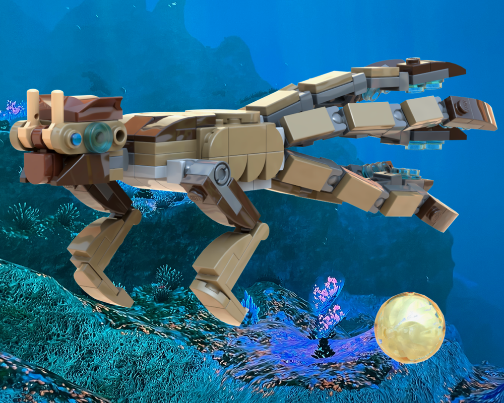 Lego Sea Emperor Juvenile (Subnautica) & Enzyme 42