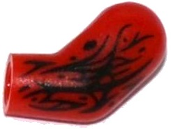 Lego Arm, Left with Black Tendrils Pattern (Carnage)