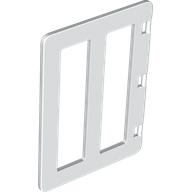 Lego Duplo Door with Two Long Window Panes / White