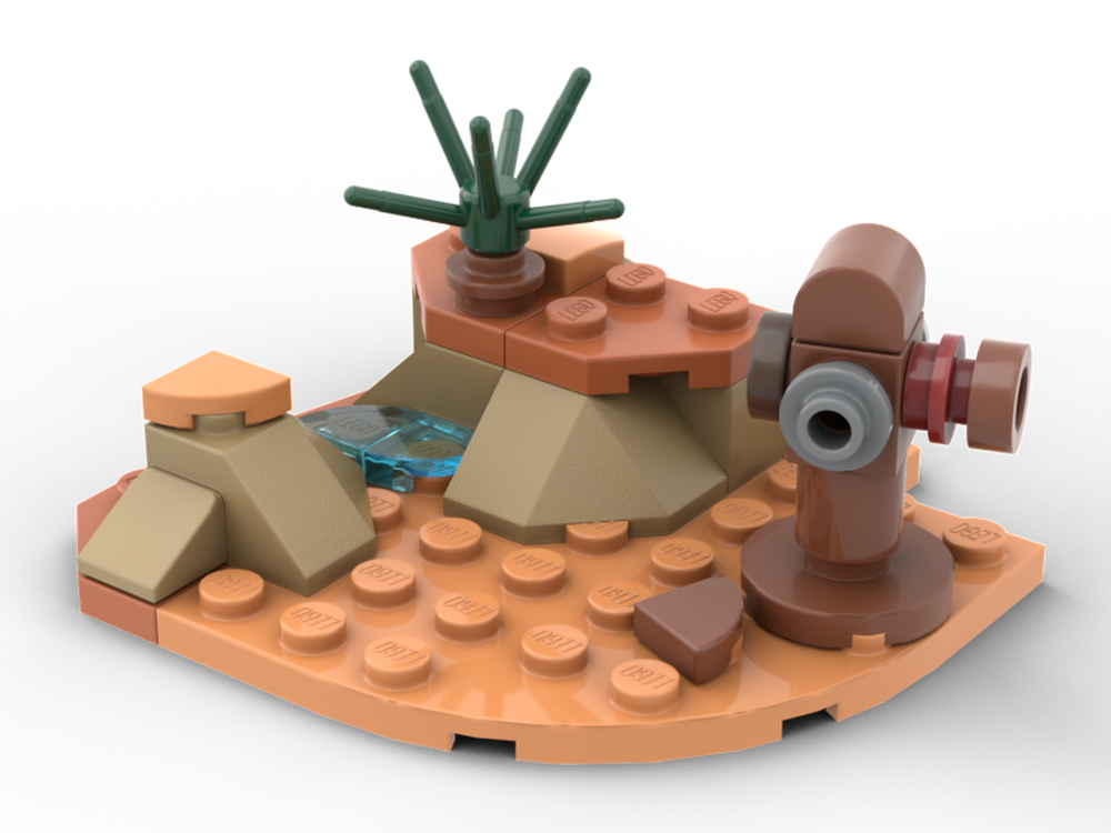 Lego Portion of desert (from Horizon)