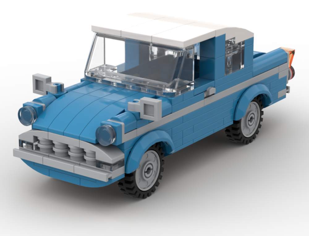 Lego 1962 ford anglia (from H*rry Potter and the ch*mber of secrets) v2