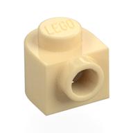 Lego Plate 1 x 1 x 2/3 Half Round with Side Stud / Tan