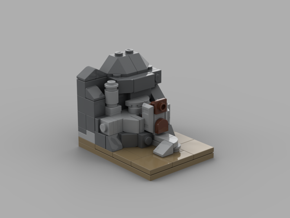Lego The Hornburg of Helm's Deep (Microscale) MOC