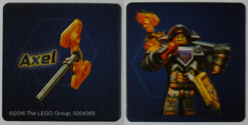 Lego Display Card, Set 5004389-1 - Axel