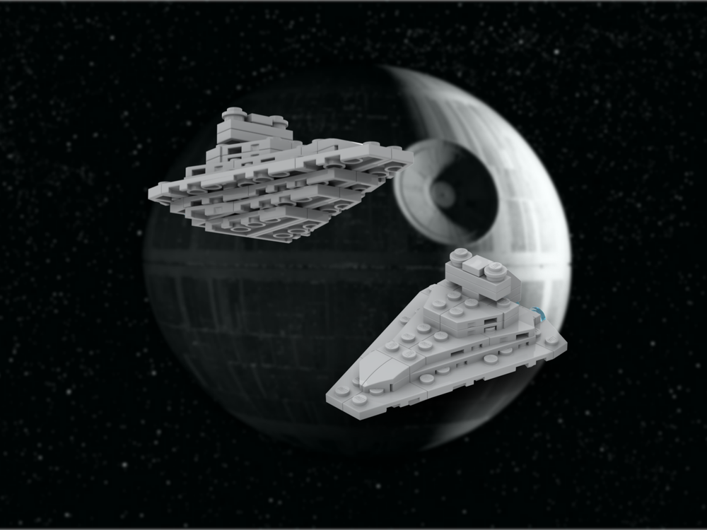 Lego Imperial Star Destroyer (micro scale)