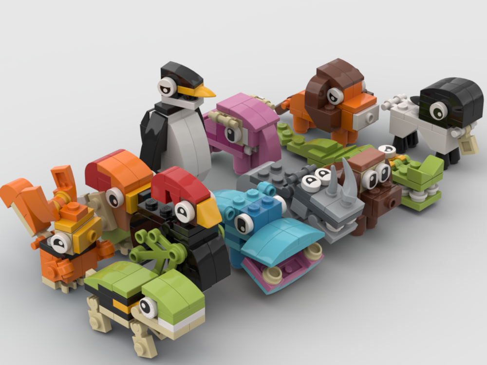 Lego 12 mini Animals