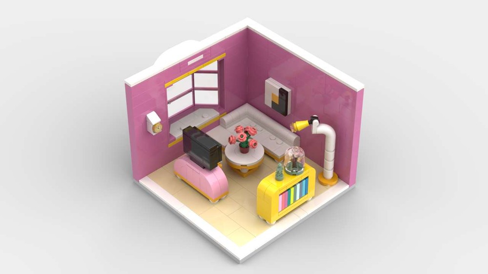 Lego Cozy TV room