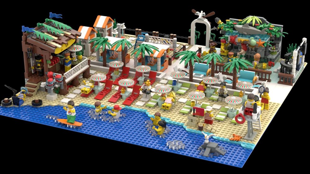 Lego Beach Bar v2