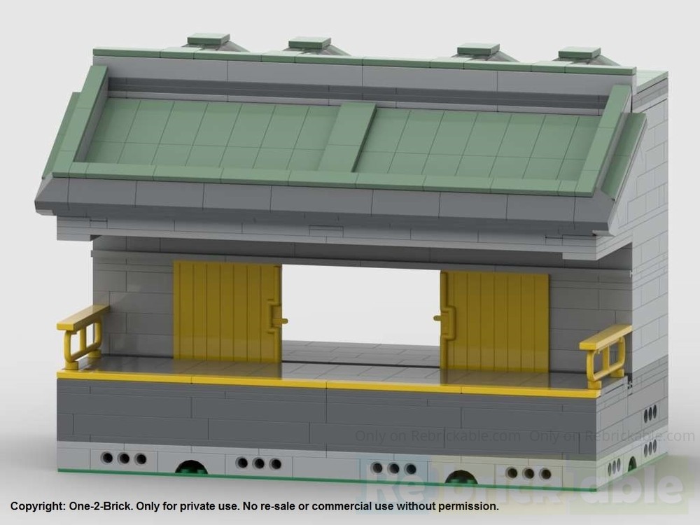 Lego V2: Modular Logistics Center - Side Loading Dock