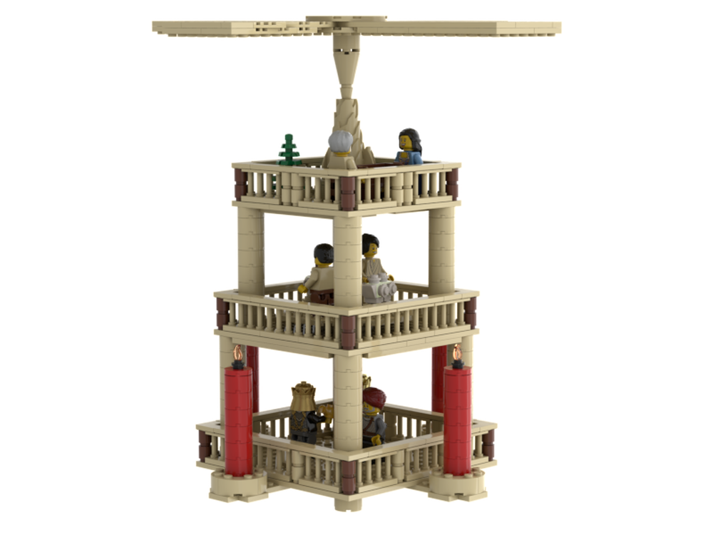 Lego Christmas pyramid / Weihnachtspyramide
