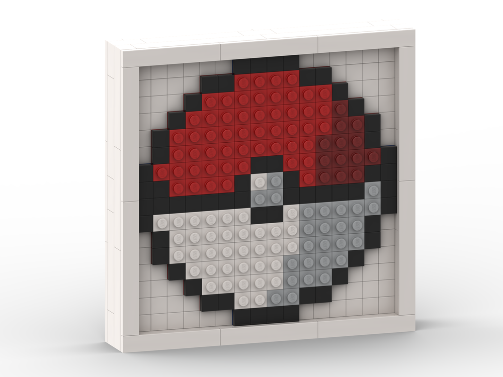 Lego Pixel Pokeball