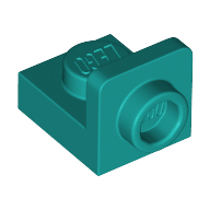Lego Bracket 1 x 1 - 1 x 1 Inverted / Dark Turquoise