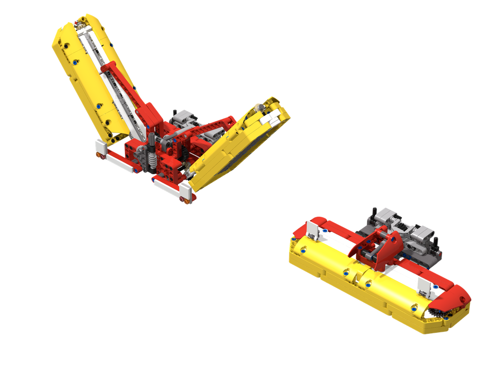 Lego Mower combination for tractor