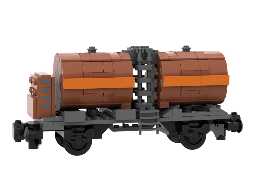 Lego Barrel Tank Car - For 10277