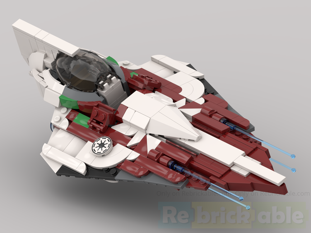 Lego Ahsoka Tano's Delta-7B Aethersprite-Class Light Interceptor