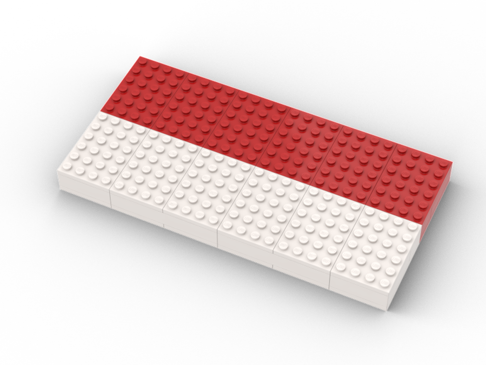 Lego Indonesia national flag