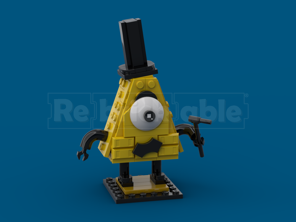 Lego Gravity Falls- Bill Cipher Brickheadz