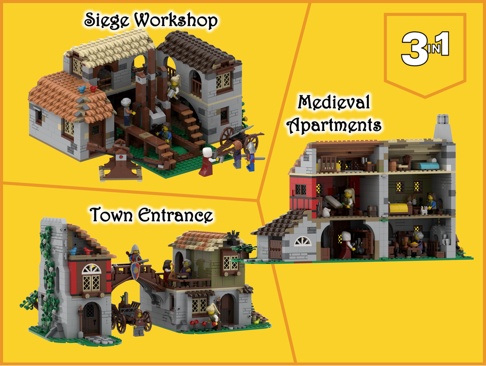 Lego 10332 3in1 - Medieval builindgs pack 3