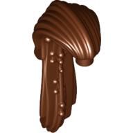 Lego Hair Ponytail Long (Aurra Sing) / Reddish Brown