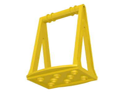 Lego Fabuland Swing Base / Yellow