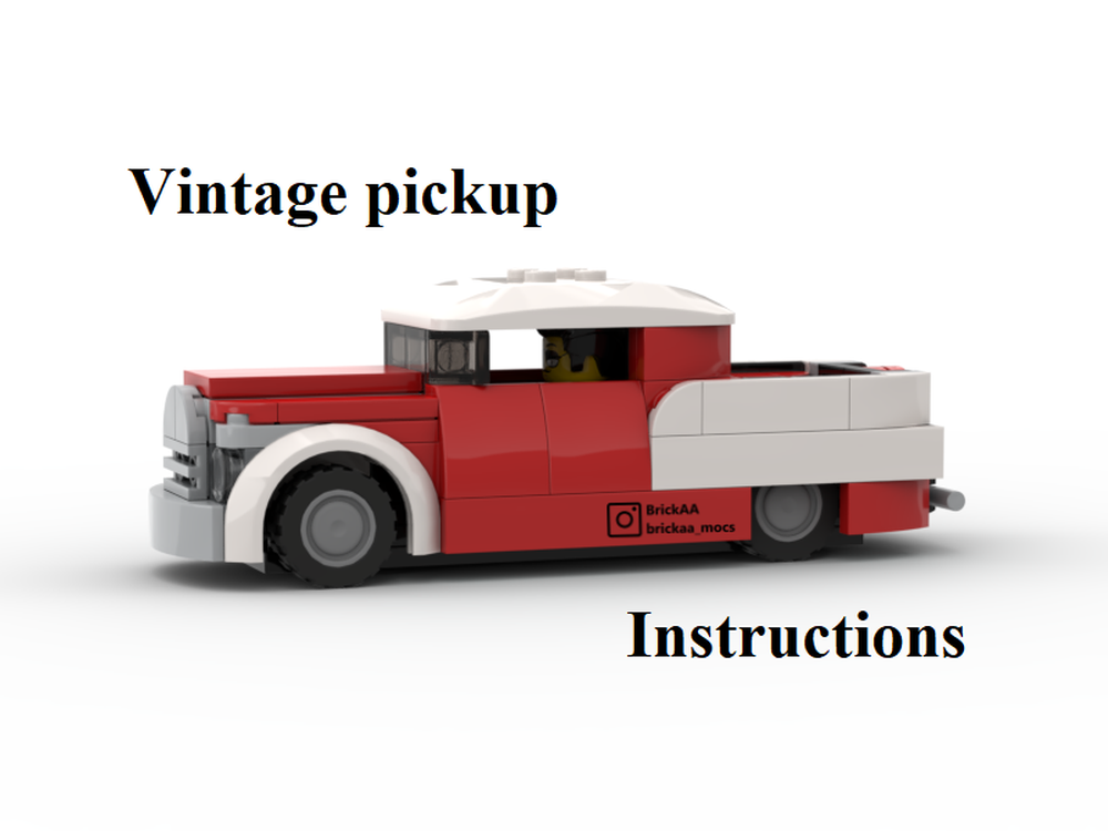 Lego Vintage pickup
