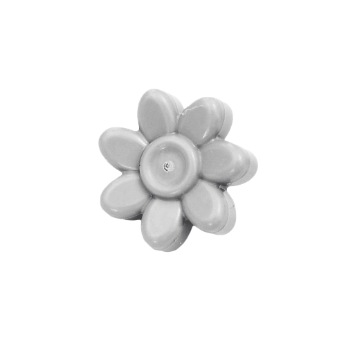 Lego Plant, Flower, 7 Petals on Pin / Flat Silver