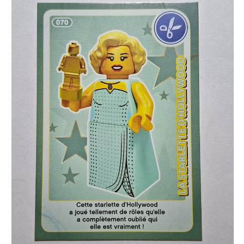 Lego Trading Card for Set TRADINGCARD-12, #070 Print / [No Color/Any Color]