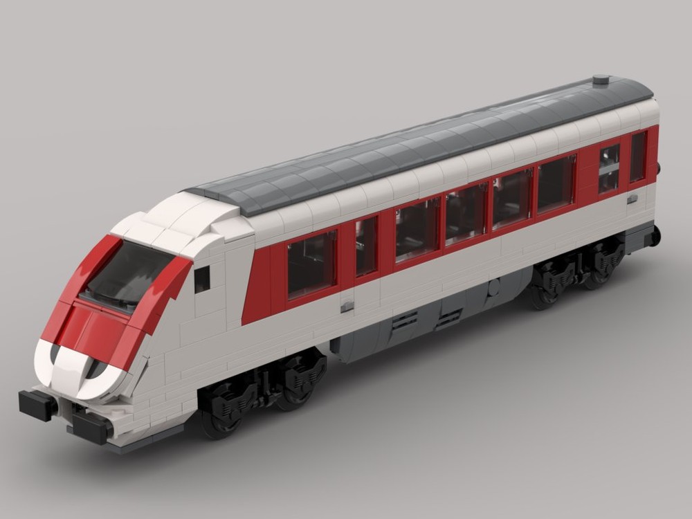 Lego Intercity control wagon from the German Federal Railroad