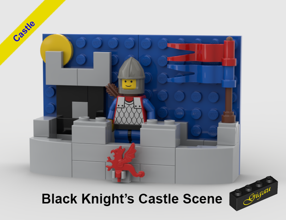Lego Black Knight's Castle Scene for TV #40774