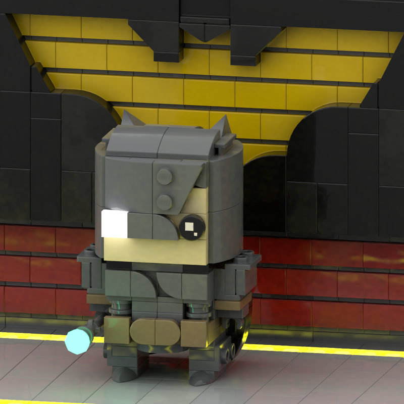 Lego Heavy armored damaged Batman