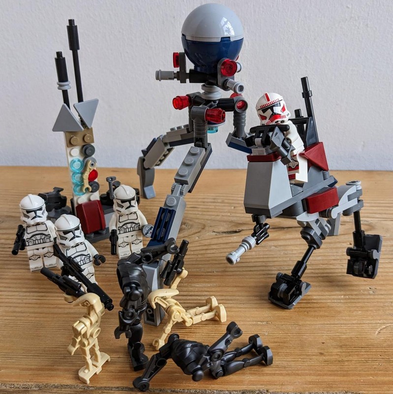 Lego Clone Trooper & Battle Droid Battle Pack Alternate Build