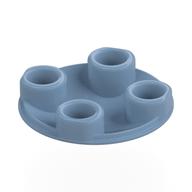 Lego Plate Round 2 x 2 with Rounded Bottom [Boat Stud] / Sand Blue