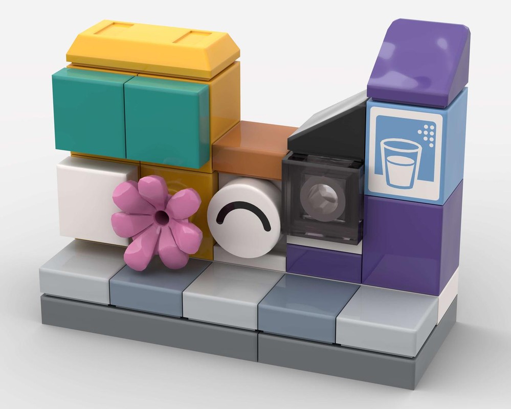 Lego Miniature Friend's Downtown Flower & Design Stores