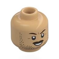 Lego Minifig Head with Print