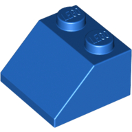Lego Brick Sloped 45° 2 x 2 / Blue
